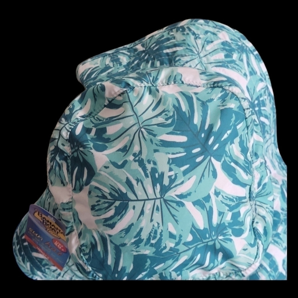 BANANA Boat | Unisex Sun Hat Blue Palms OS - Picture 7 of 16